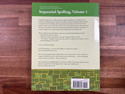 Sequential Spelling Level 1 Student Workbook
