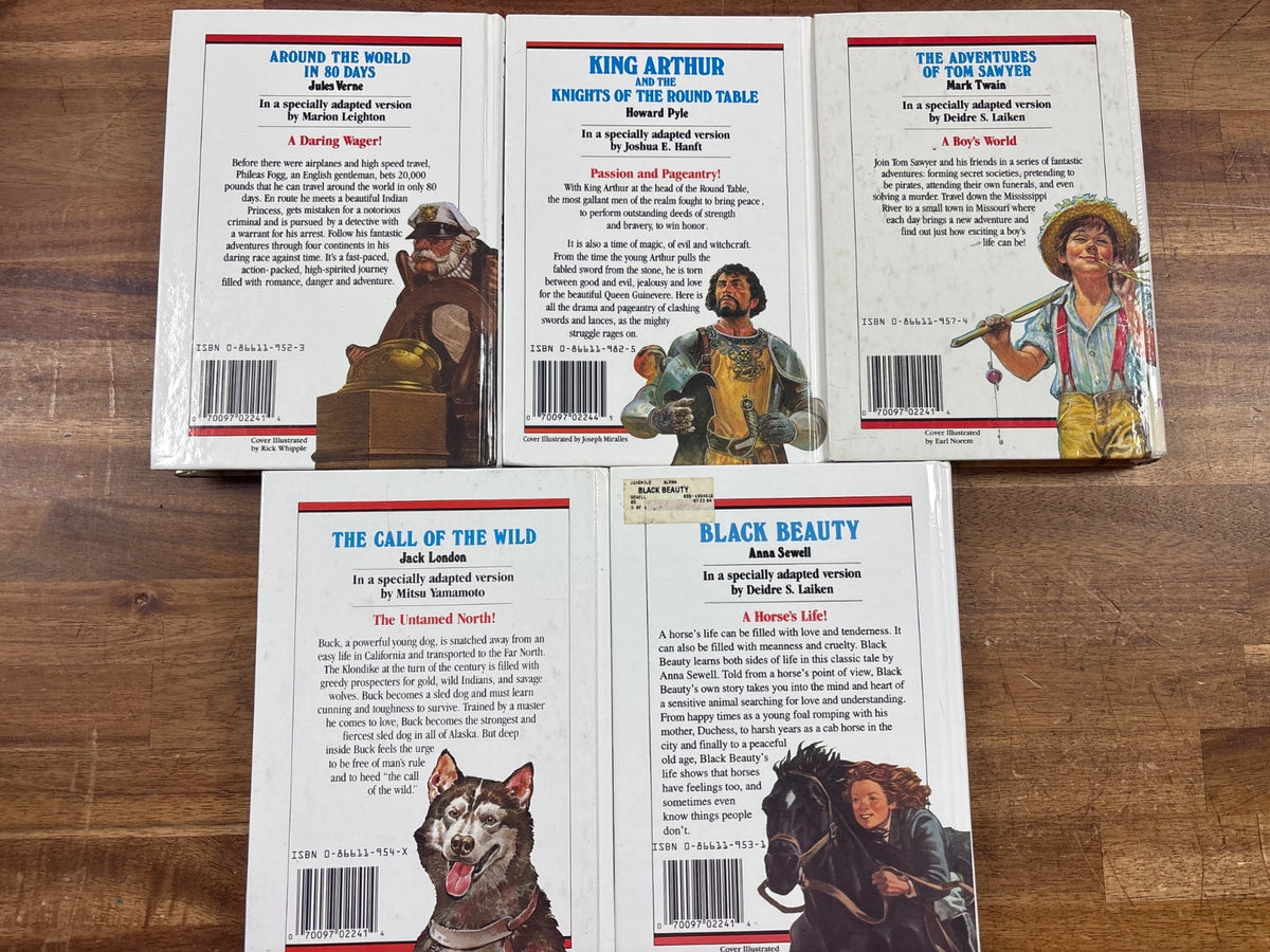 Great Illustrated Classics 5-Book Set - Twain, London, Sewell