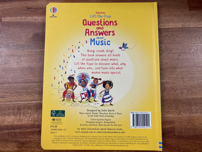 Usborne Lift-the-Flap Questions and Answers About Music — photo 2 of 2