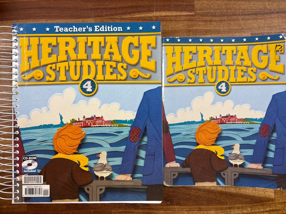 BJU Press Heritage Studies 4 Curriculum Set 3rd Edition