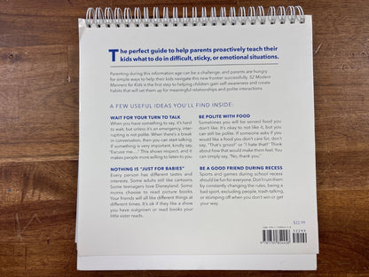 52 Modern Manners for Kids by Brooke Romney Flip Guide — photo 2 of 2