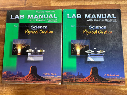 Abeka Science of Physical Creation Grade 9 Set W/Lab Manuals — photo 2 of 5