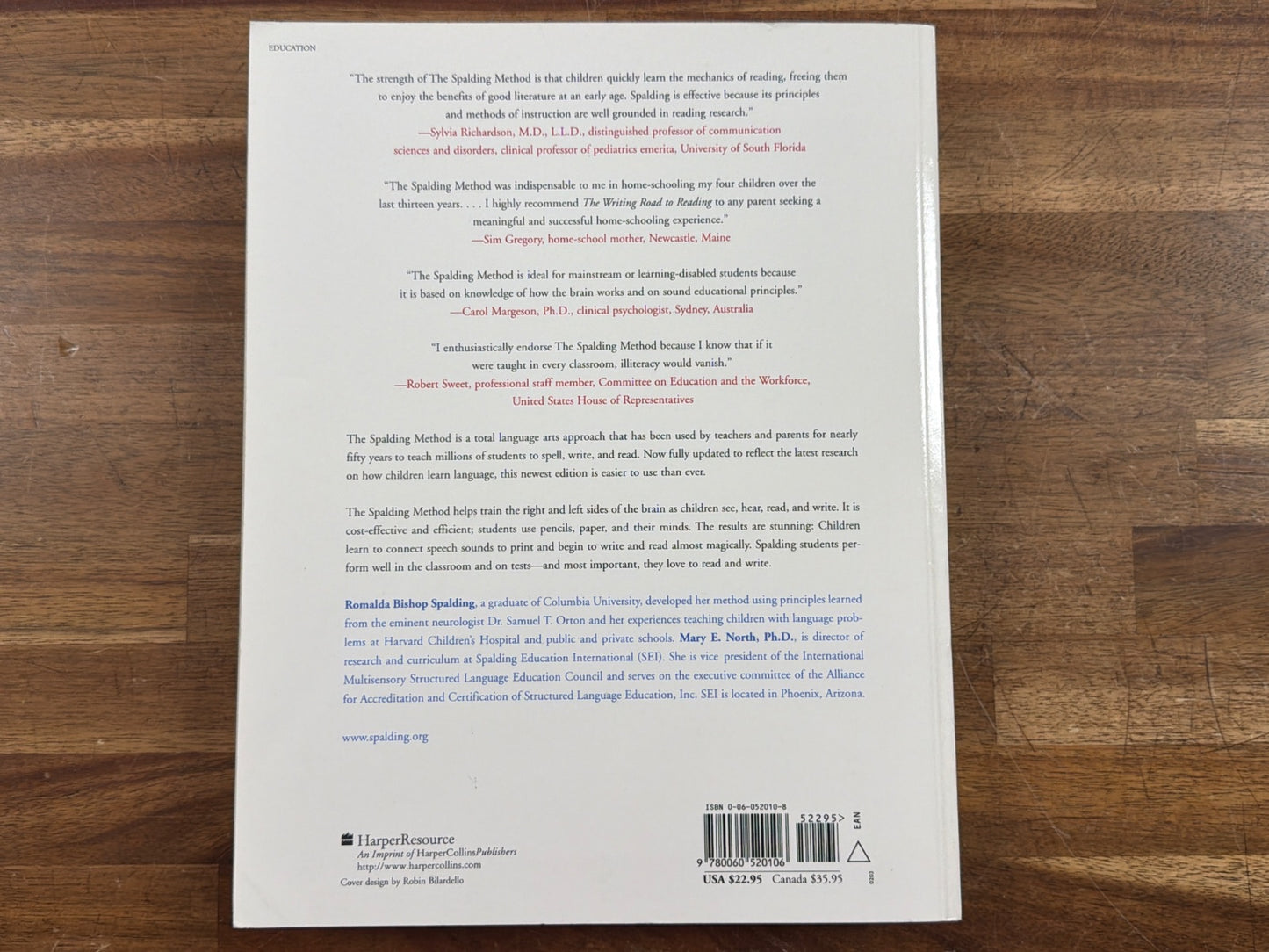The Writing Road to Reading Spalding Method 5th Ed