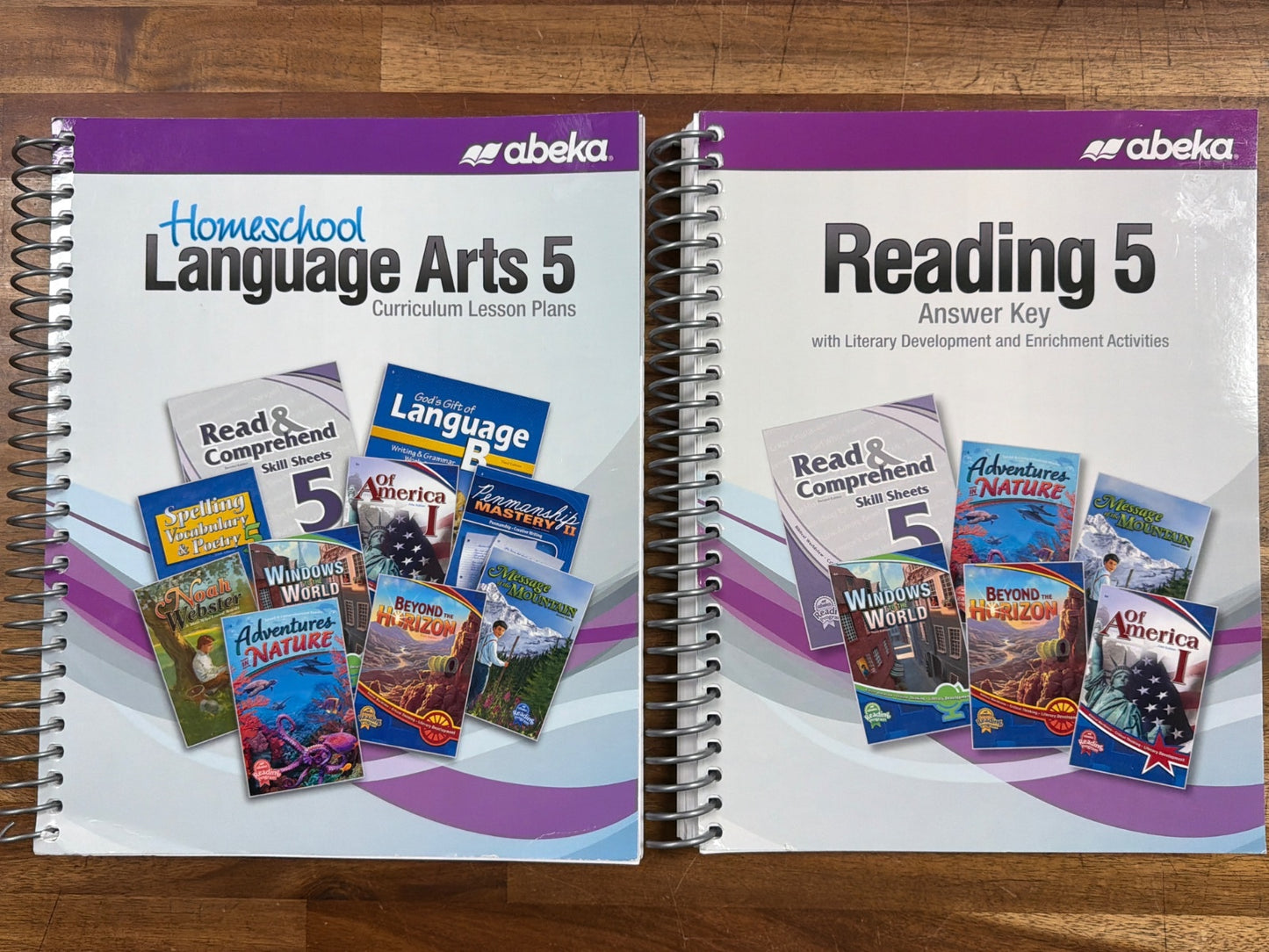 Abeka Language Arts 5 Curriculum Bundle: Reading, Spelling, Skill