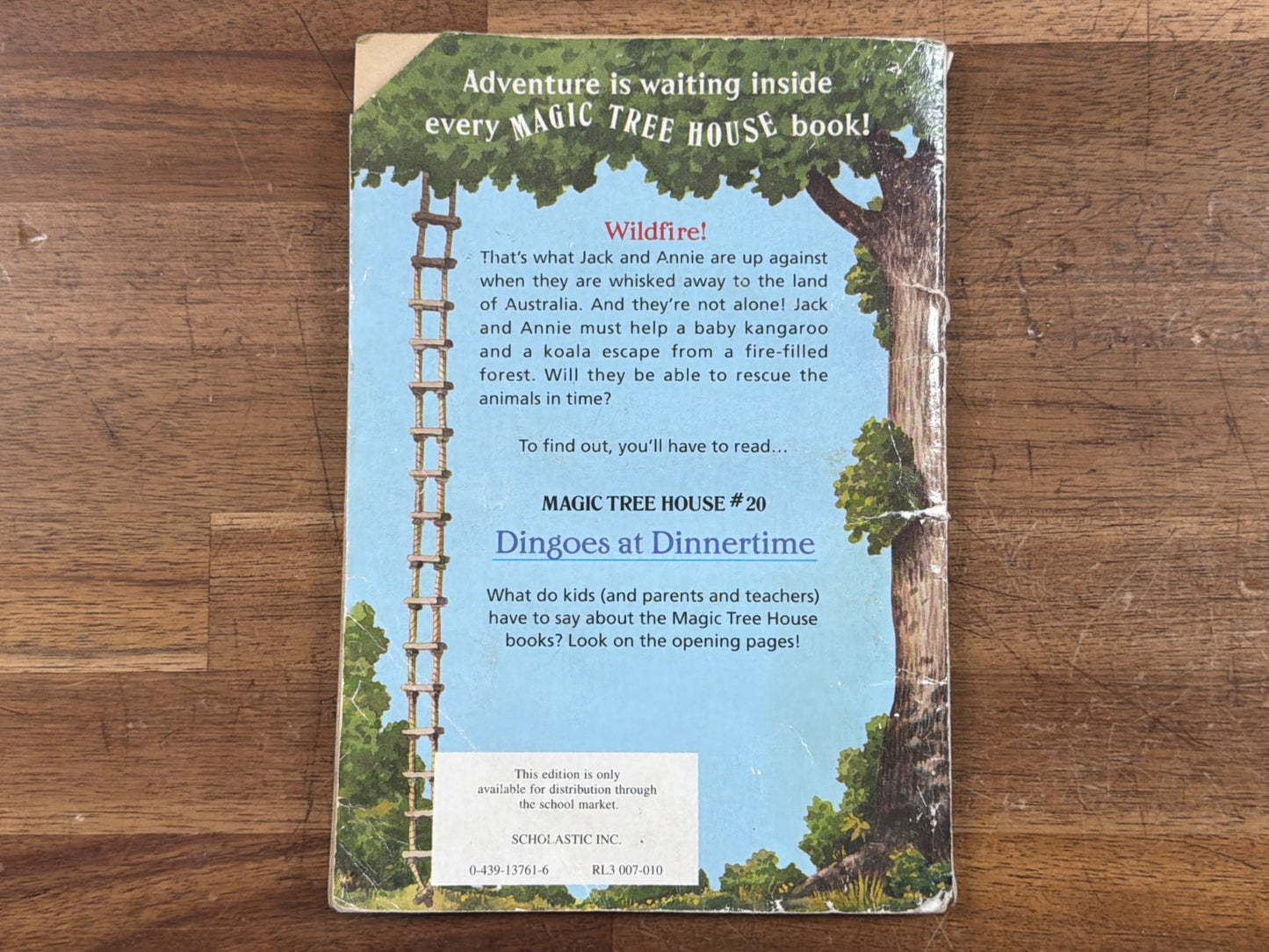 Magic Tree House #20 Dingoes at Dinnertime Osborne PB