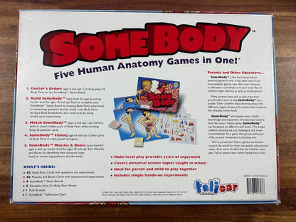 Talicor SomeBody Five Human Anatomy Games Board Game — photo 2 of 2