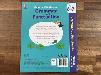 Usborne Workbooks Grammar and Punctuation Age 6-7