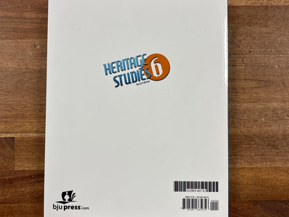 BJU Press Heritage Studies 6 Student Text Third Edition