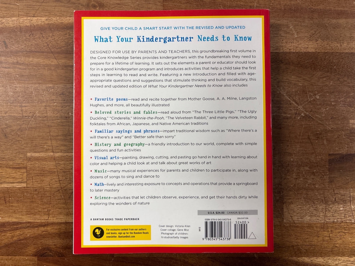 What Your Kindergartner Needs to Know - Core Knowledge — photo 2 of 2
