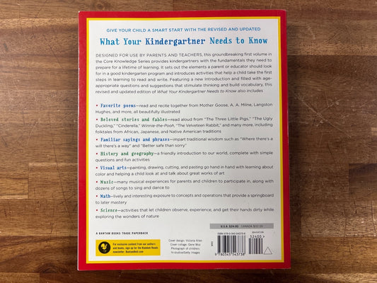 What Your Kindergartner Needs to Know - Core Knowledge — photo 2 of 2