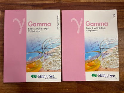 Math-U-See Gamma Multiplication Set: Manual, Tests & DVD — photo 2 of 5