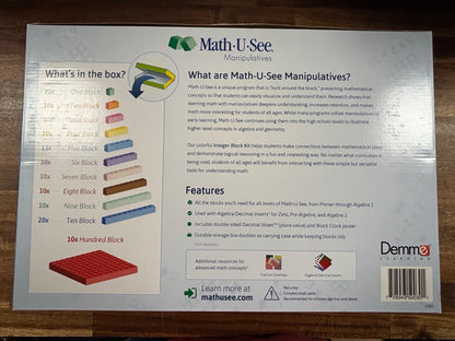 Math-U-See Integer Block Kit Manipulatives — Good