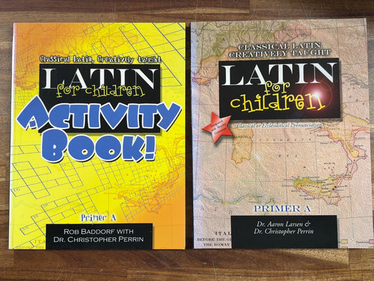 Latin for Children Primer a Set - Text, Key, Activity Book