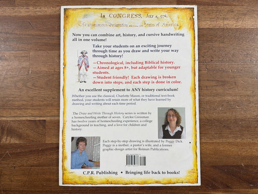 Draw and Write Through History: Pilgrims, Pirates, Patriots