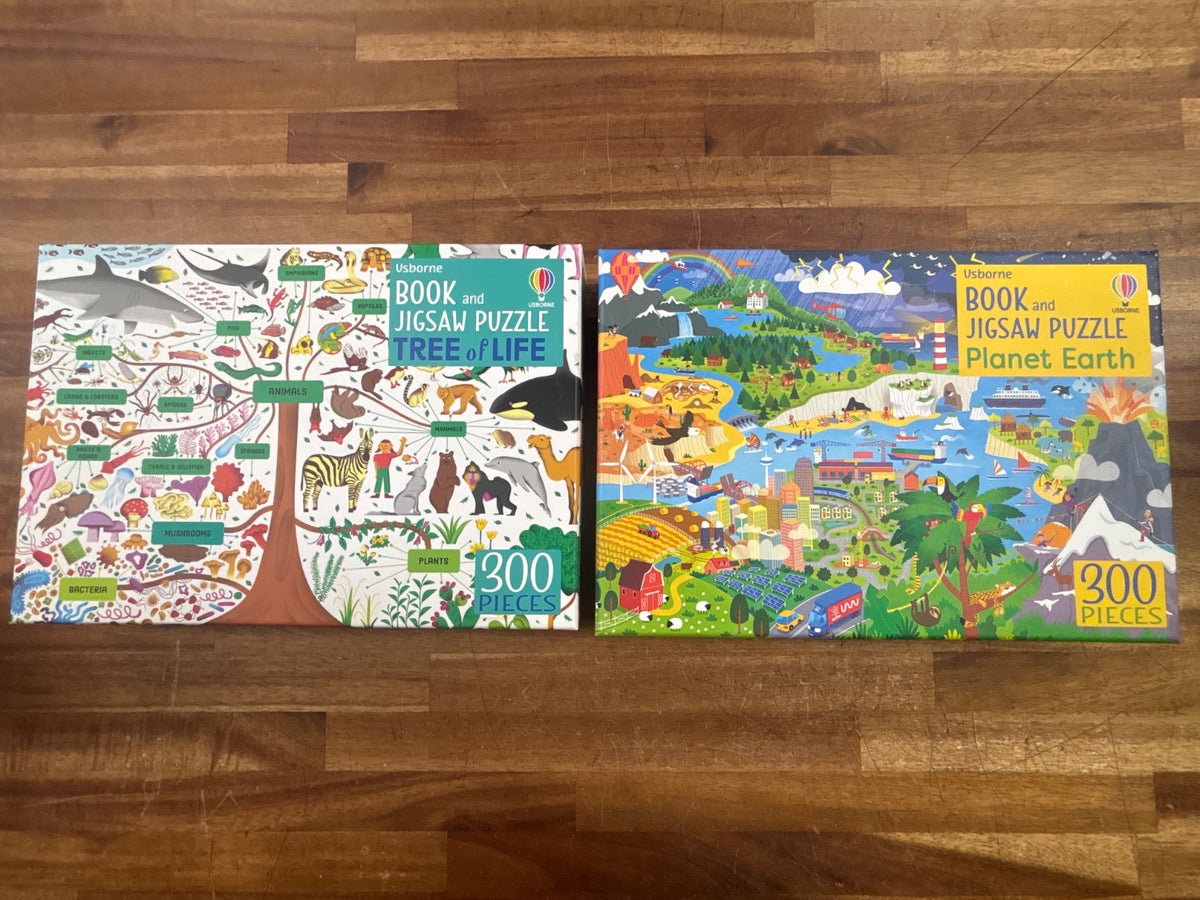Usborne Book and Jigsaw Puzzle Set of 4 - 300 Pieces Each — photo 2 of 5