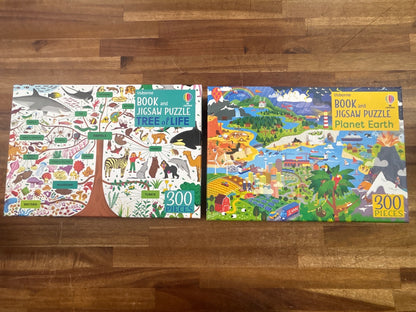 Usborne Book and Jigsaw Puzzle Set of 4 - 300 Pieces Each — photo 2 of 5