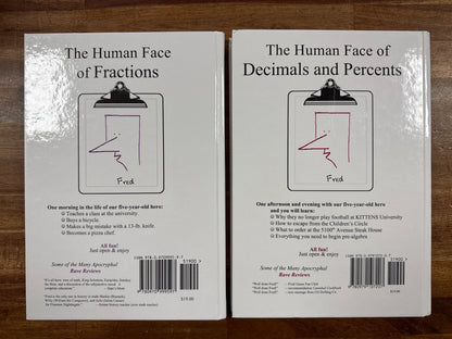 Life of Fred Fractions & Decimals and Percents Set