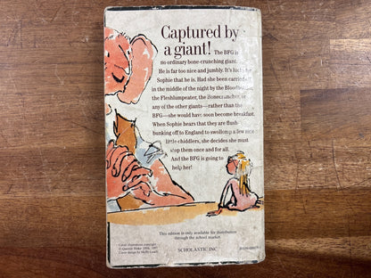 The BFG by Roald Dahl Scholastic Paperback Edition — photo 2 of 2