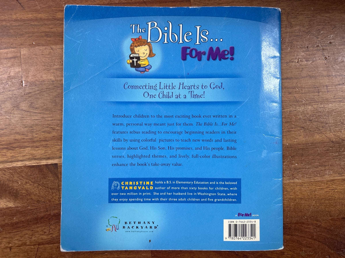 The Bible Is...For Me! by Christine Tangvald Rebus Book — photo 2 of 2