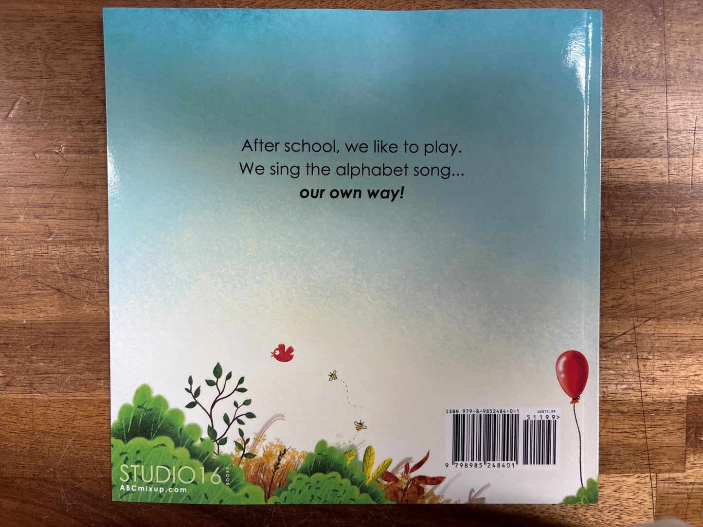 We Mix Up Our ABCs Alphabet Picture Book by Aaron Wills