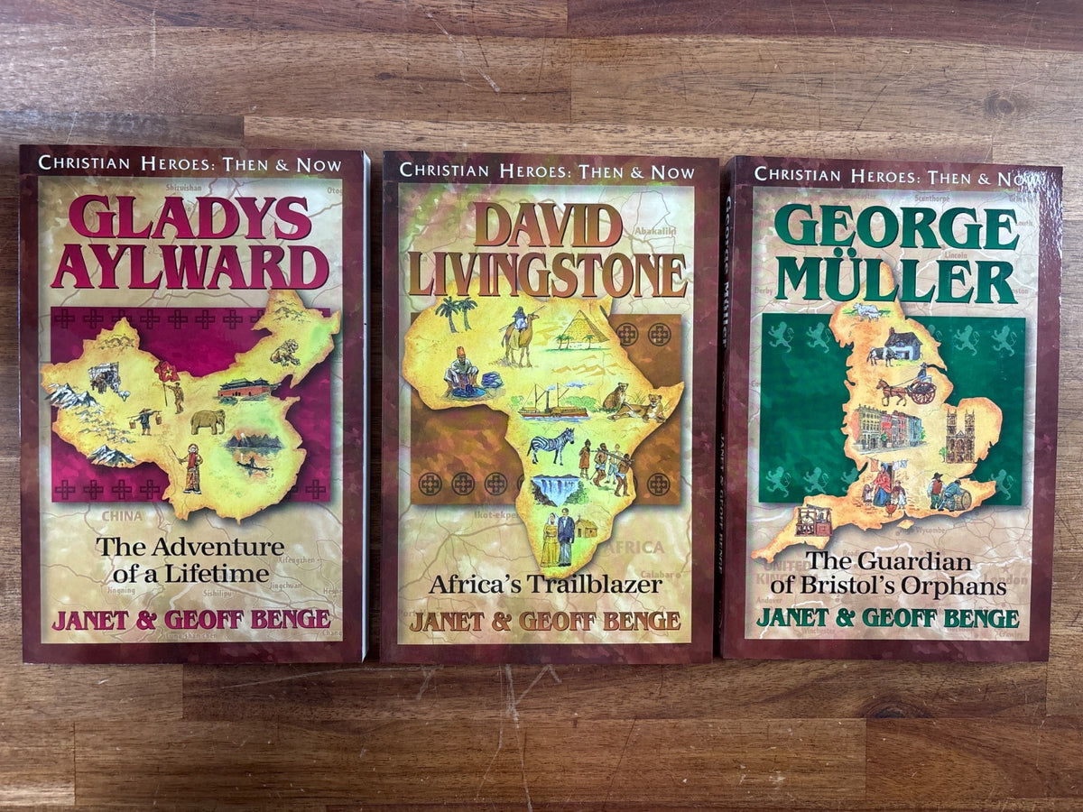 Christian Heroes Then & Now 5-Book Set Janet Geoff Benge