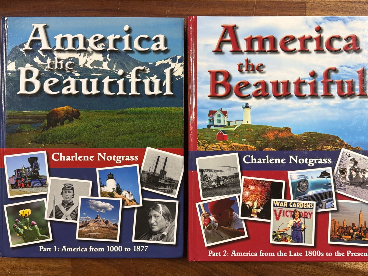 Notgrass America the Beautiful Curriculum Set Parts 1 & 2