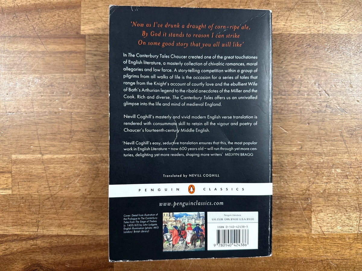 The Canterbury Tales by Geoffrey Chaucer Penguin Classics