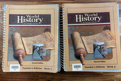 BJU Press World History for Christian Schools 2nd Ed Set — photo 2 of 6