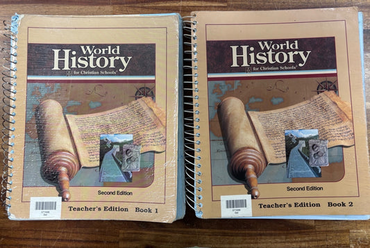 BJU Press World History for Christian Schools 2nd Ed Set