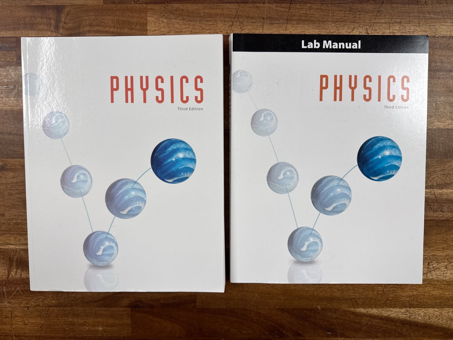 BJU Press Physics 3rd Ed Textbook Lab Manual & Handouts Set