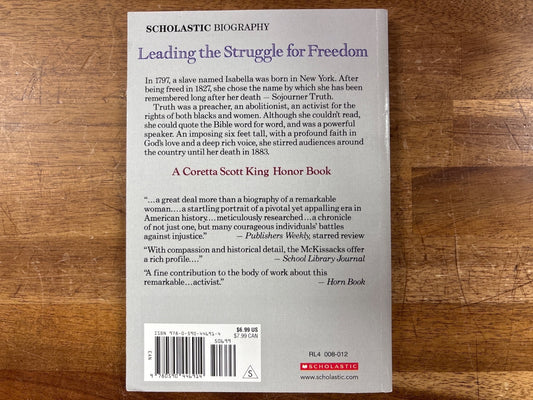 Sojourner Truth: Ain't I a Woman? Scholastic Biography — photo 2 of 2