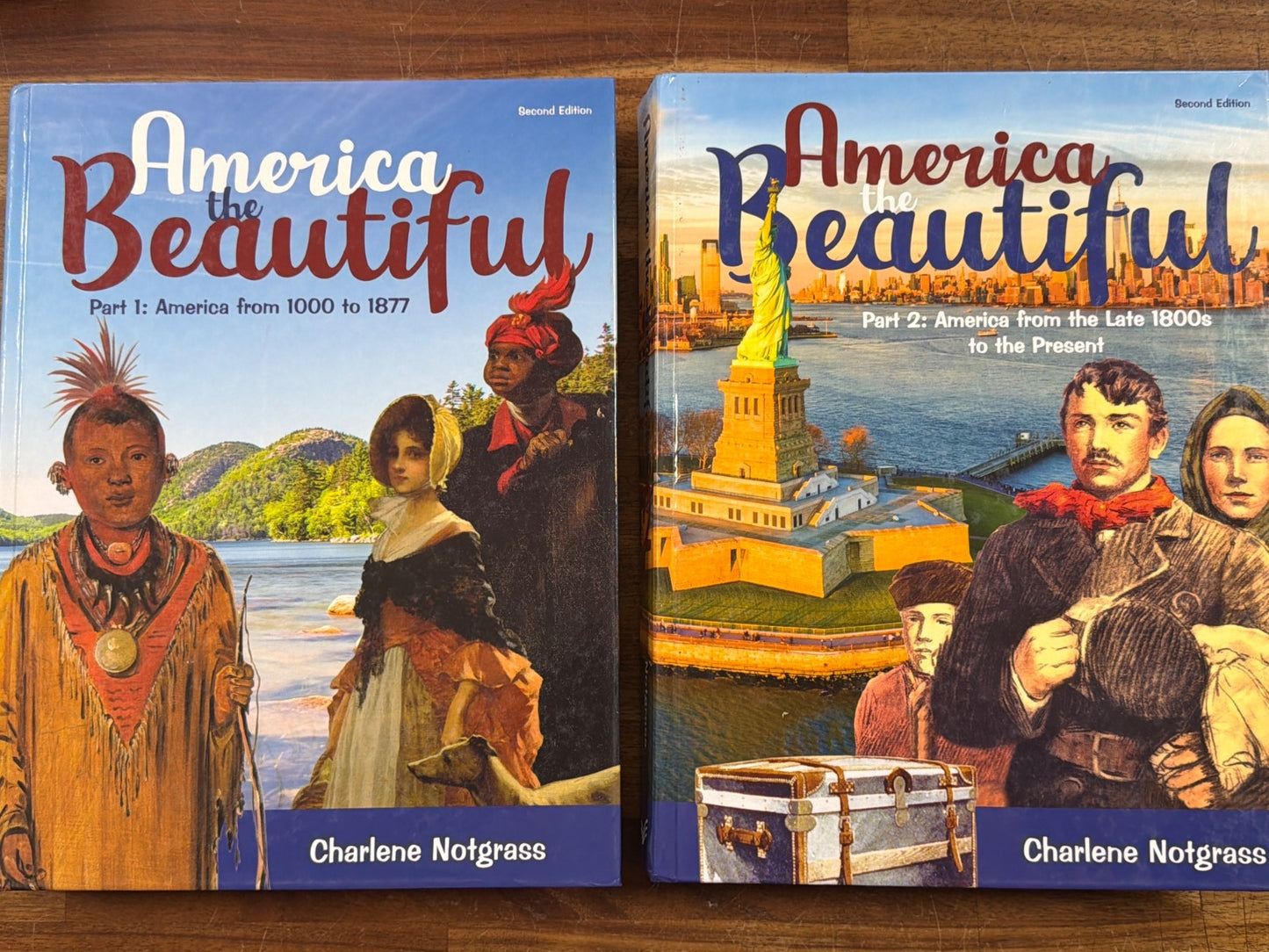 Notgrass America the Beautiful Set Parts 1&2 + Guides 2nd Ed