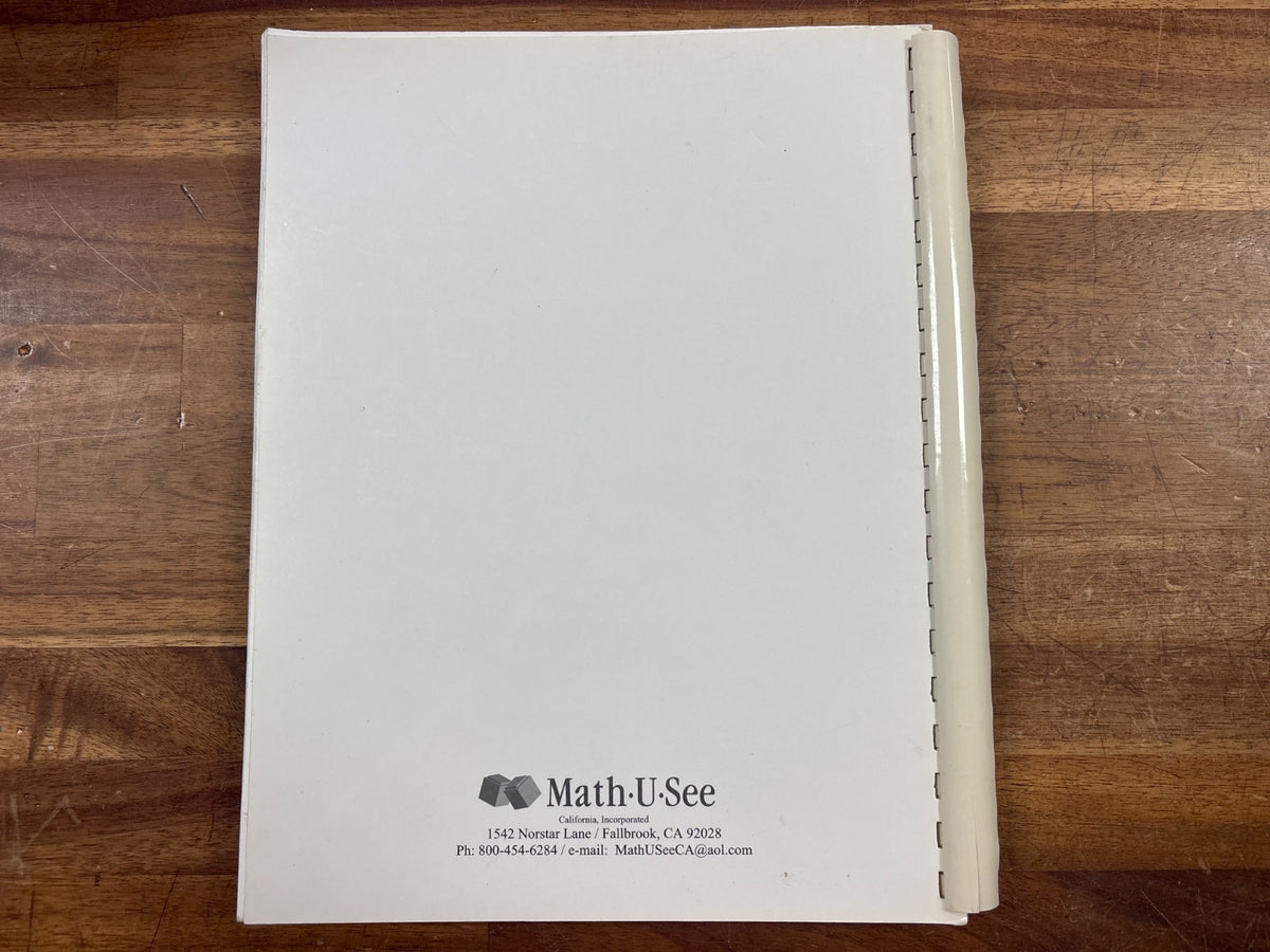 Math-U-See Delta Teacher Manual — photo 2 of 2