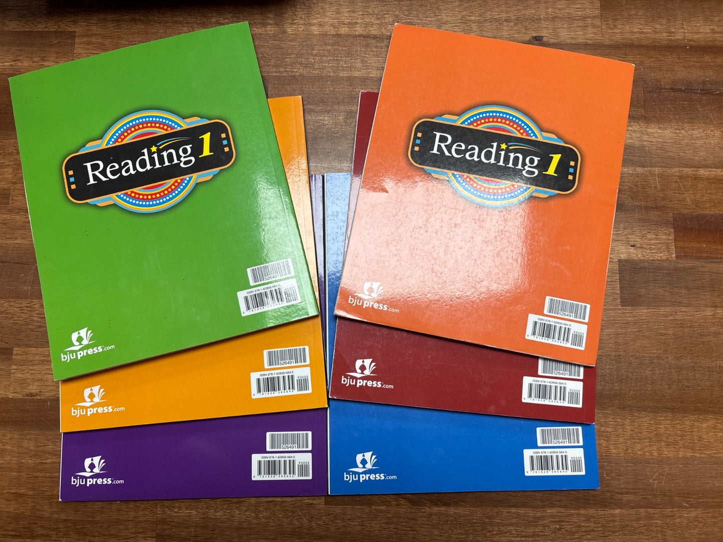BJU Press Reading 1 Fourth Edition Readers Set A-F (Like New)