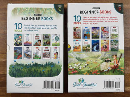 Good and Beautiful Beginner Books Boxed Set C & D