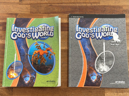 Abeka Investigating God's World Grade 5 Curriculum Set 5th Ed