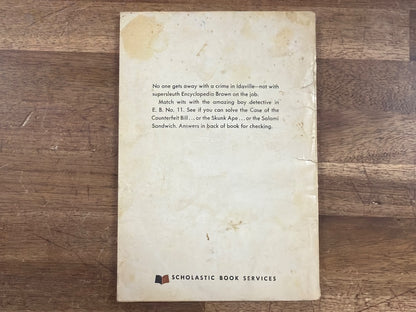 Encyclopedia Brown No. 11 Case of Exploding Plumbing Sobol