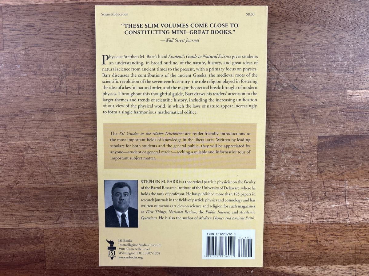 A Student's Guide to Natural Science by Stephen M. Barr