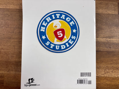 BJU Press Heritage Studies 5 Student Text Fourth Edition