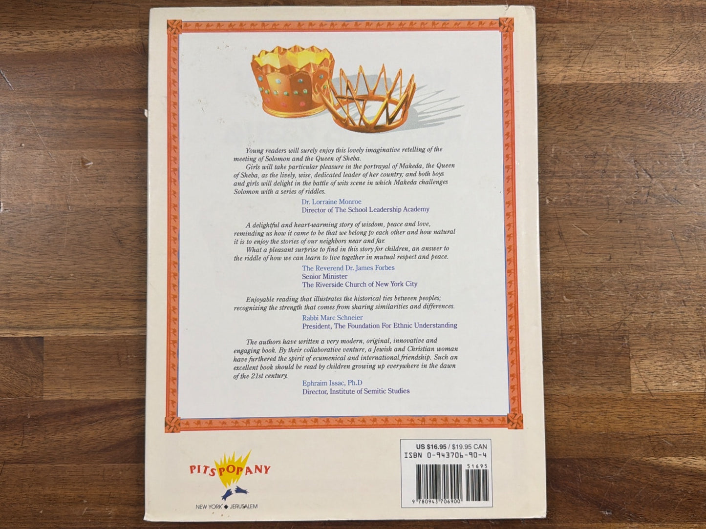 King Solomon and the Queen of Sheba Picture Book