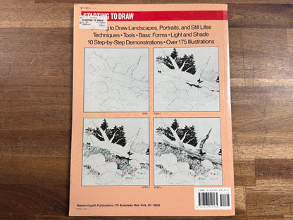 Starting to Draw: Step-by-Step Art Instruction Book