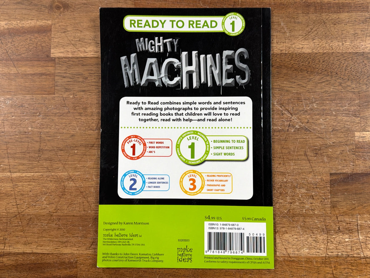 Mighty Machines Ready to Read Level 1 Make Believe Ideas