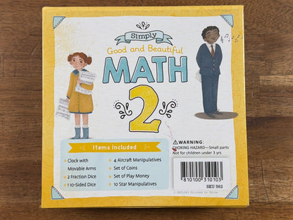 Good and Beautiful Math 2 Curriculum Set with Manipulatives