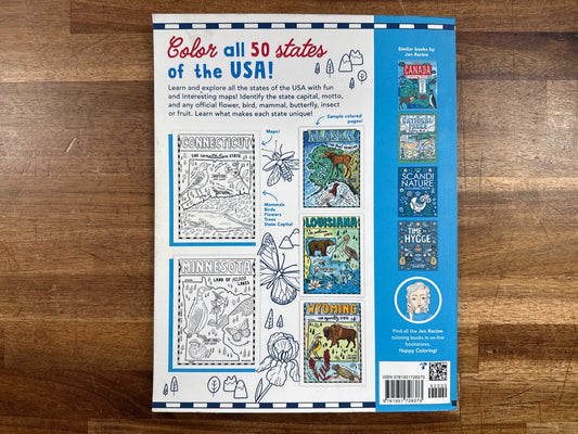 The United States of America Coloring Book - 50 State Maps