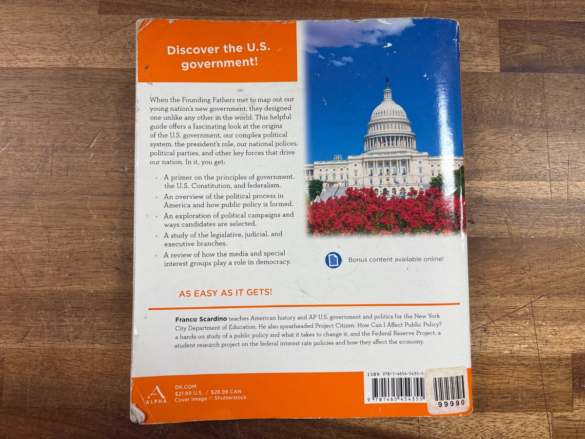 Idiot's Guides U.S. Government & Politics 2nd Edition — photo 2 of 2
