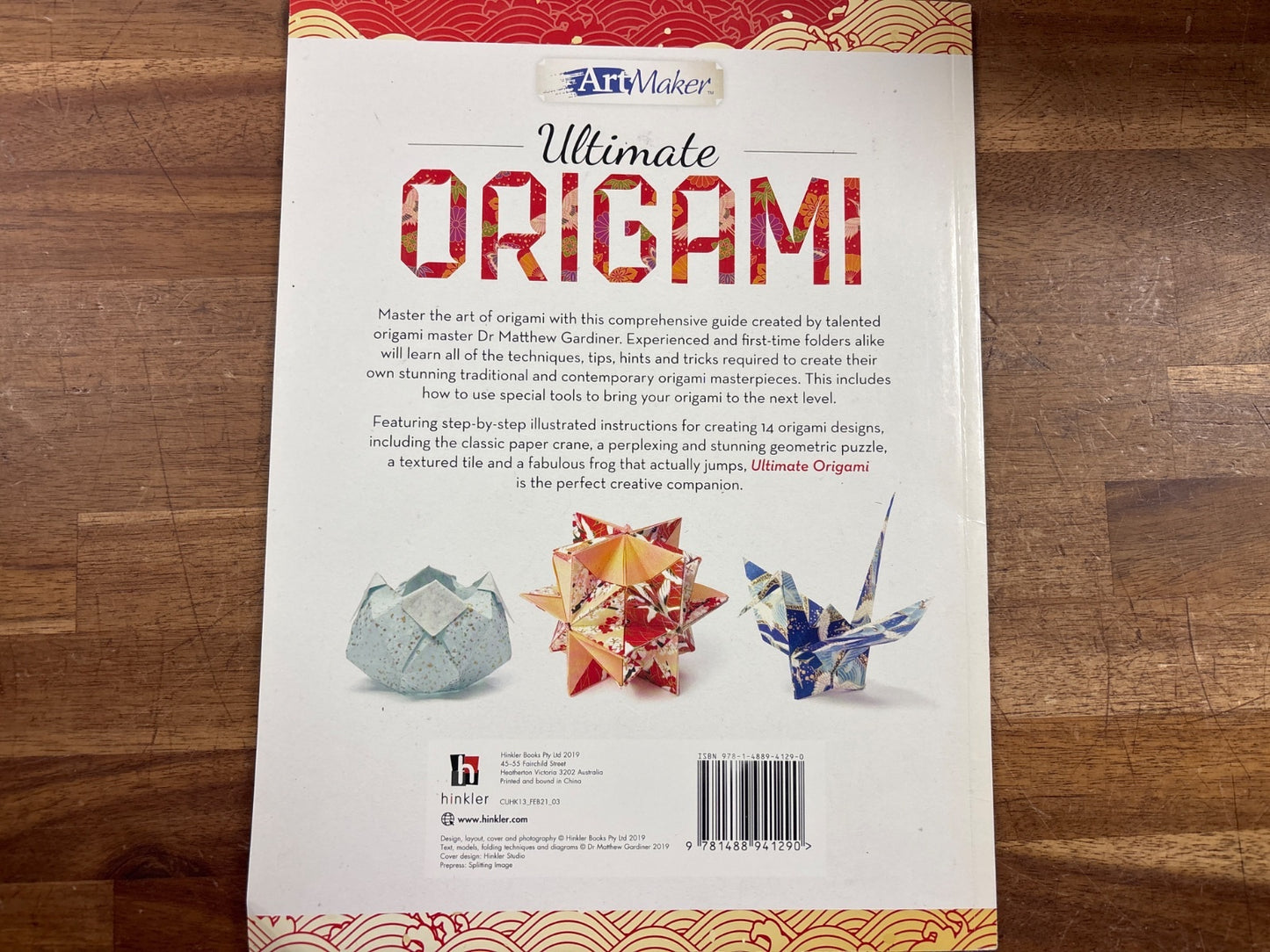 Art Maker Ultimate Origami by Dr Matthew Gardiner