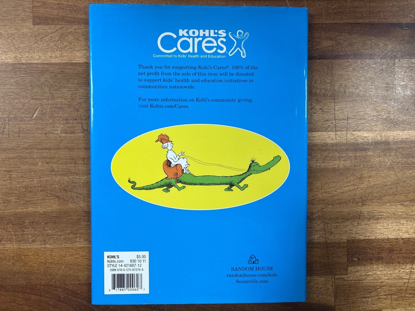 Dr. Seuss's ABC Book Kohl's Cares Edition Hardcover