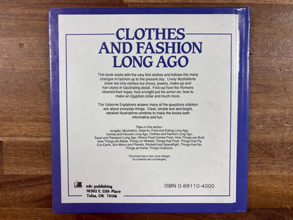 Finding Out About Clothes and Fashion Long Ago - Usborne