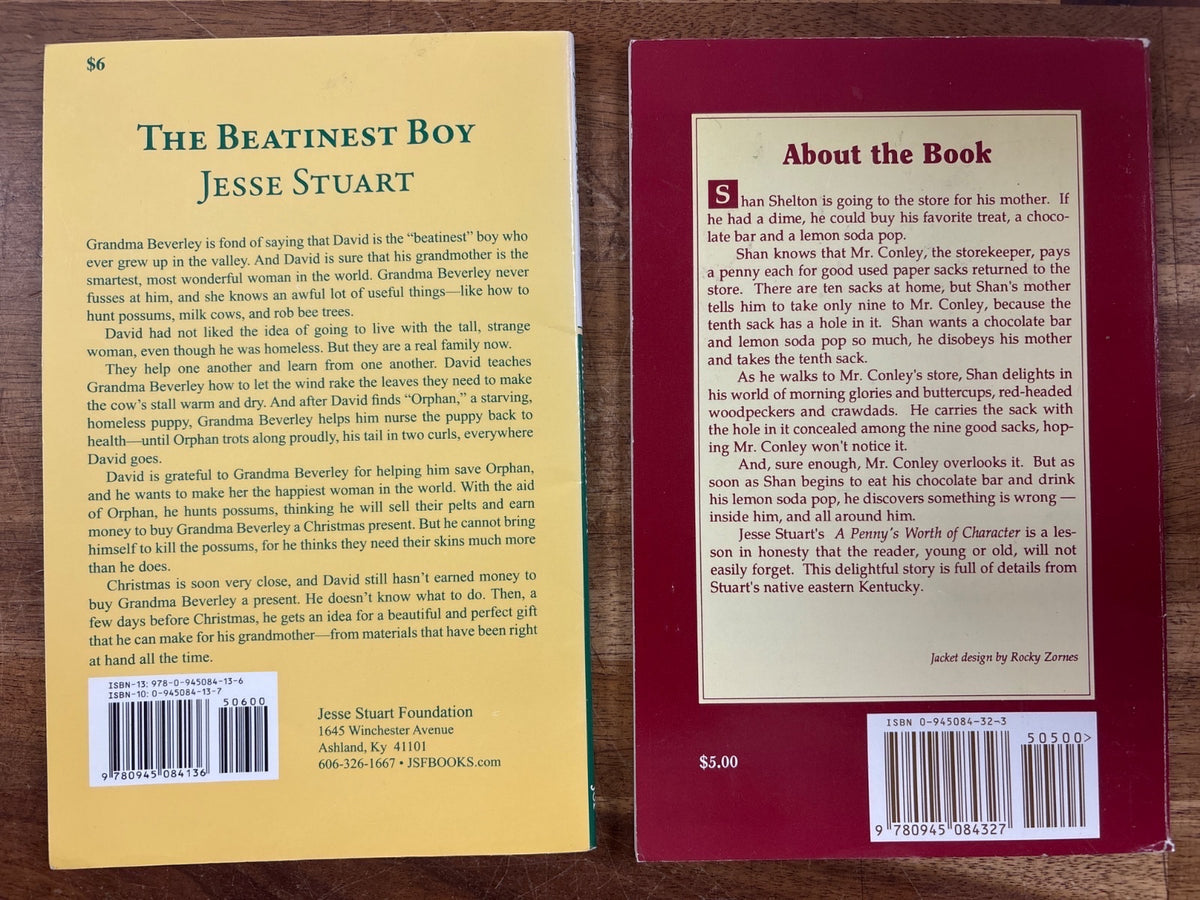 Jesse Stuart Paperback Set: Beatinest Boy & Penny's Worth