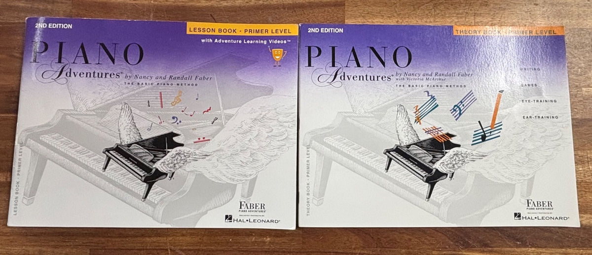 Piano Adventures Primer Level 2nd Ed 4-Book Set